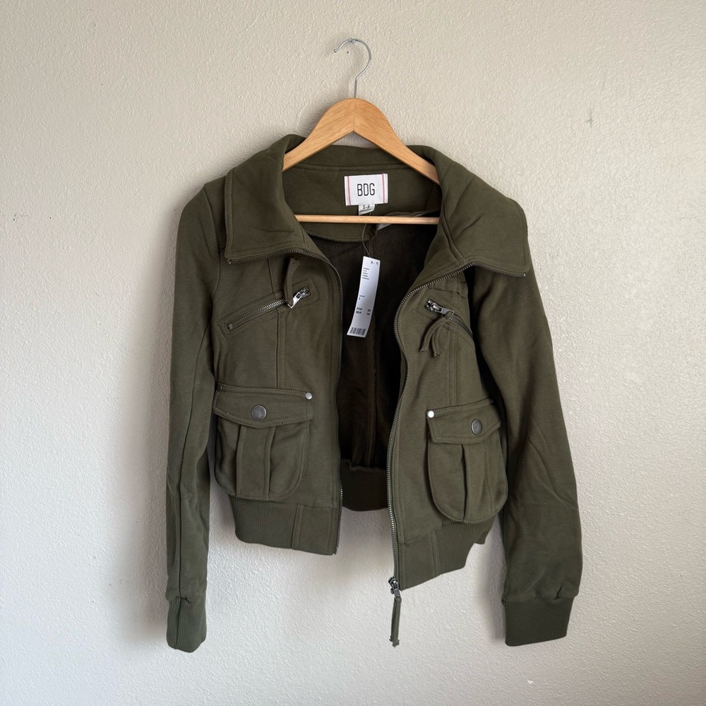 BDG urban outfitters green jacket